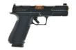 DR920 9mm 5in Blk Combat Slide Optic DLC Spiral unth Bronze Grn Trit