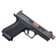 MR920 9mm Blk Elite Slide Optic DLC Spiral Threaded  Bronze Grn Trit