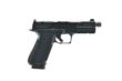 DR920 9mm5in Blk Combat Slide Optic DLC Spiral Threaded DLC Grn Trit