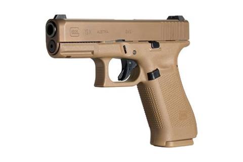 Glock G19X FDE Compact Handgun 9mm Luger 17(1)&19(2)rd Magazines 4" Barrel Glock Night Sights
