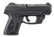 RUGER SECURITY 9MM LUGER With LASER 10+1 3.42" BBL BLUED